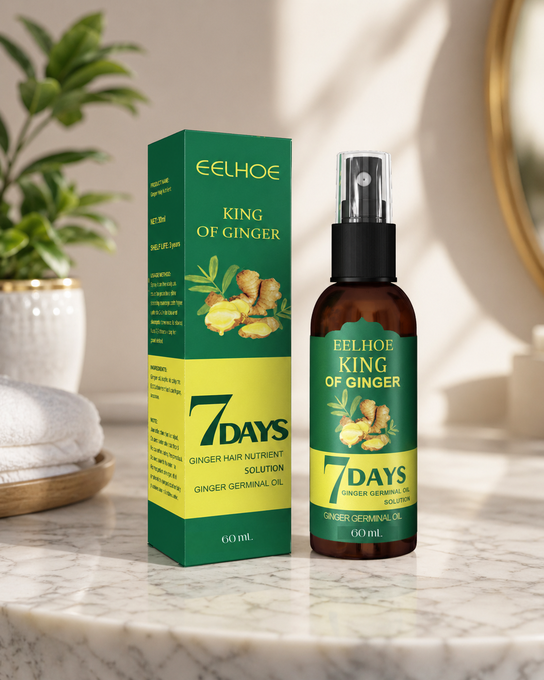 King Of Ginger: Crecimiento Capilar en 7 Días